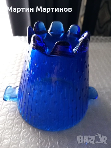 Халба и Ледарка от Син Кобалт, снимка 10 - Чаши - 53618203