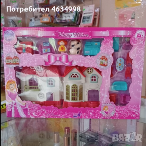 Къщичка за кукли Funny House, снимка 4 - Кукли - 52214257