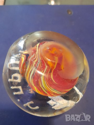 Стара стъклена топка-Преспаие , снимка 2 - Колекции - 34797816