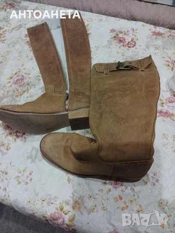 Дамски ботуши набук маркови продавам, снимка 3 - Дамски ботуши - 48887543