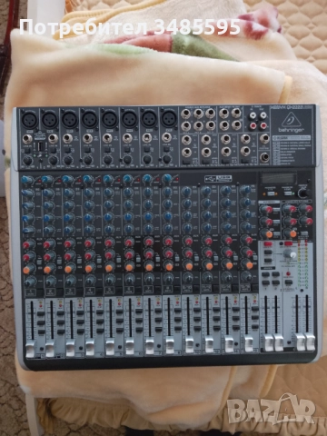 Behringer XENYX  QX2222 USB 22 канален миксер , снимка 2 - Ресийвъри, усилватели, смесителни пултове - 52422569