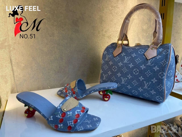 Louis Vuitton ⚜️Дамски Чехли , снимка 5 - Чехли - 53863599