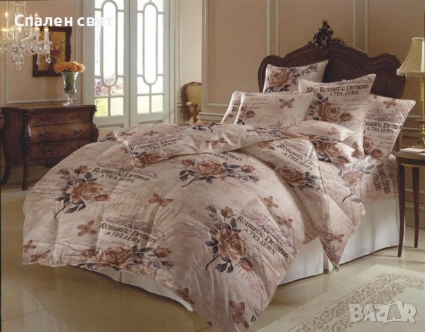 Чаршафи с ластик от Ранфорс - 100% памук, снимка 3 - Спално бельо - 39300789