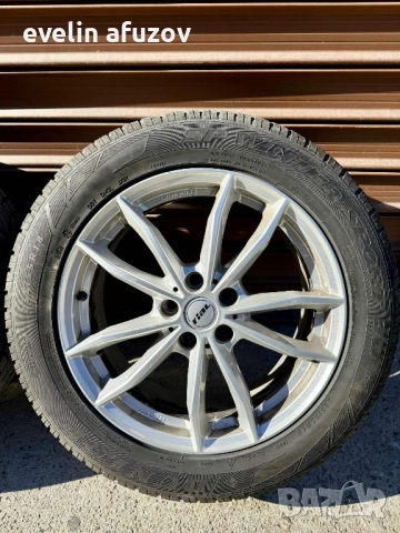 Джанти 18”5x112 със зимни гуми Dunlop 235/55/18 , снимка 6 - Гуми и джанти - 52507561
