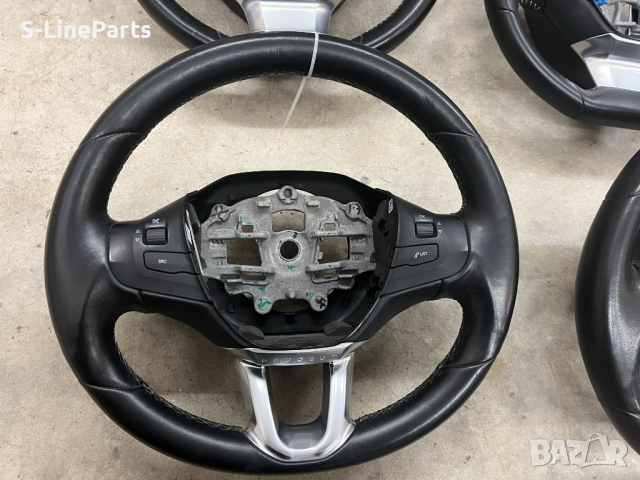 Оригинални кожени волани Peugeot Пежо pejo 207 208 308 3008 508 GT, снимка 13 - Части - 44673728