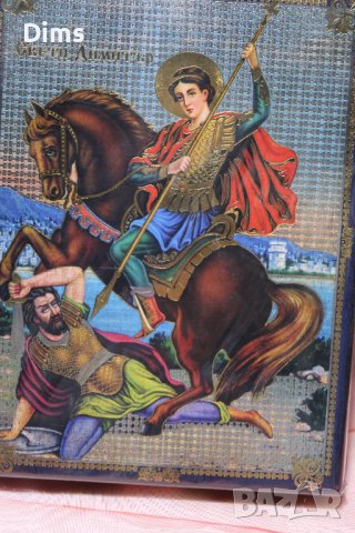 Голяма Икона на Свети Димитър , снимка 2 - Икони - 38625858