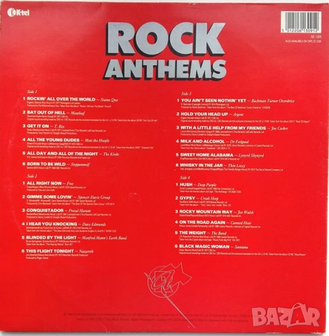 Грамофонни плочи Rock Anthems I и Rock Anthems II, снимка 2 - Грамофонни плочи - 53487465
