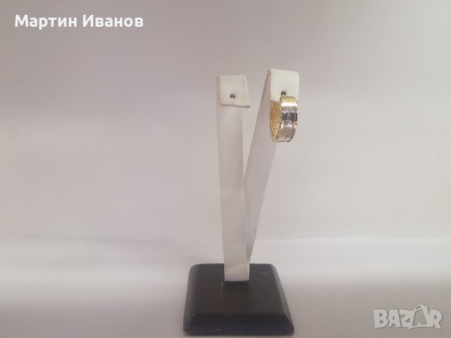 Златна обеца BYLGARI единична 