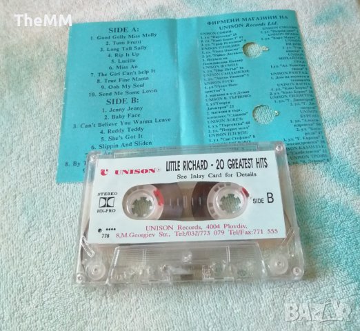 Little Richard - 20 Greatest Hits, снимка 2 - Аудио касети - 41749463