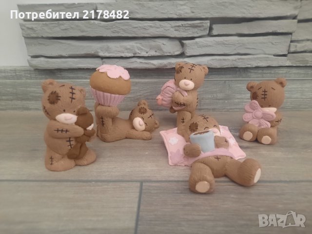 Керамични кубчета/Именки "Мечета", снимка 2 - Декорация - 41859356