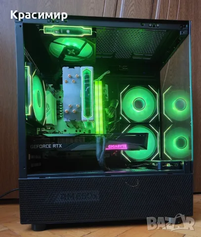Геймърски компютър Ryzen 5600, GeForce RTX 3060ti,32gb ddr4,1tb ssd, снимка 5 - Геймърски - 54242350