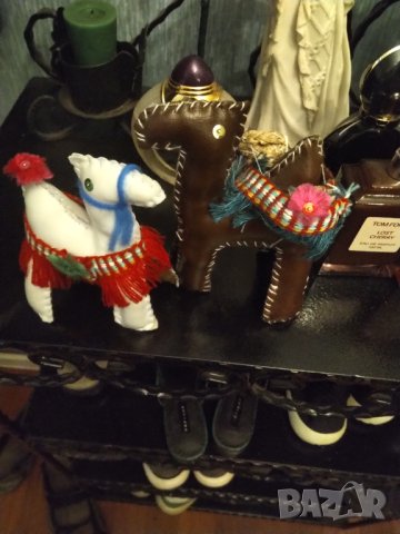 Ръчно изработени камили естествена кожа от 60 те год намалении, снимка 2 - Декорация за дома - 42275147