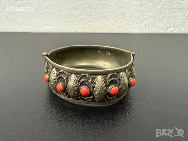 Стара етно / етнографска гривна / възрожденска. №7761, снимка 5 - Антикварни и старинни предмети - 52827041