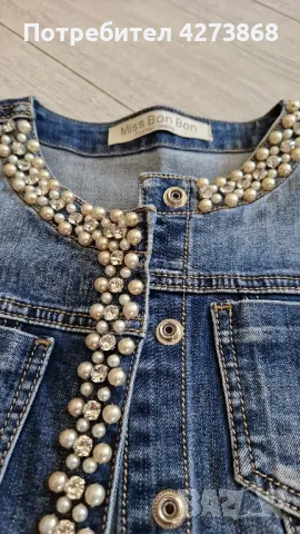 дънкено яке , снимка 2 - Якета - 50357428