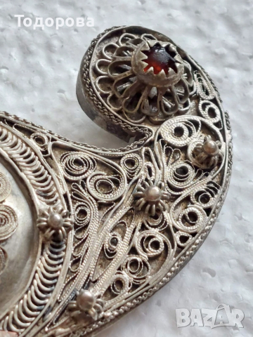 Прекрасни филигранни пафти с живачна позлата,втората пафта е с цена 1800 лв., снимка 16 - Антикварни и старинни предмети - 52074993
