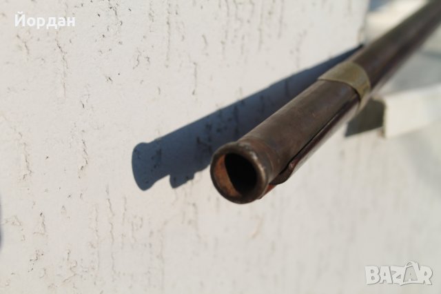 Кремъчна пушка Османска империя ,дамаскова цев, снимка 11 - Антикварни и старинни предмети - 38806851