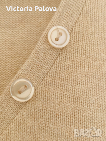 Нежна блуза CASSIS коприна и кашмир, снимка 7 - Блузи с дълъг ръкав и пуловери - 36290129