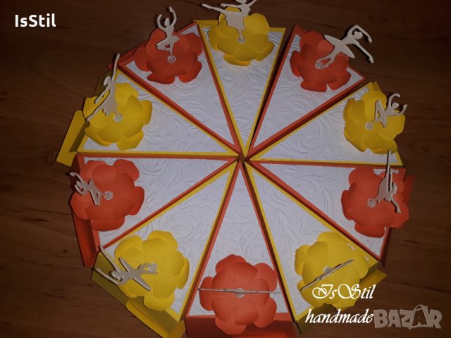 Хартиена торта - рожден ден балет, картонена торта с балерини, торта от картон балерина, снимка 5 - Детегледачки, детски центрове - 33931295