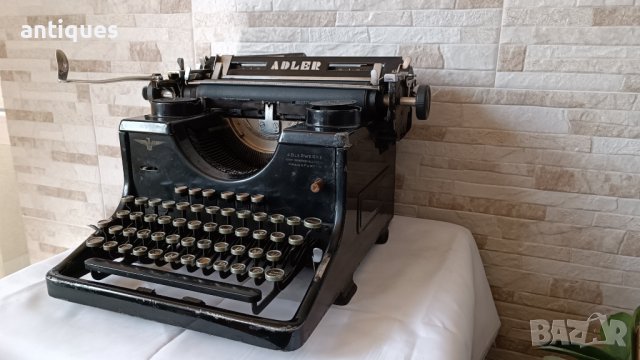 Стара пишеща машина Adler STANDART - Made in Germany - 1938 година - Антика, снимка 6 - Антикварни и старинни предмети - 41291960