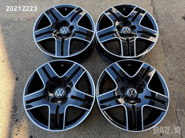 4 броя алуминиеви джанти за Volkswagen Golf,Bora,Polo 15, снимка 2 - Гуми и джанти - 53616338