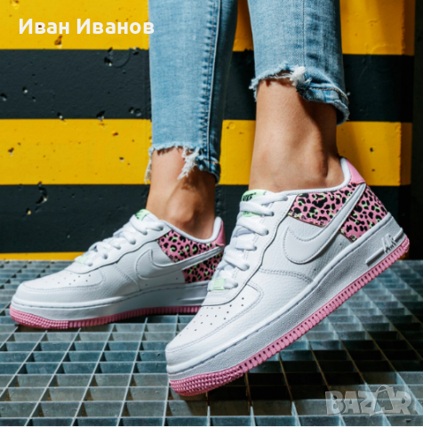 маратонки Nike Air Force 1 '07 'Pink Leopard' оригинални номер 38 ,5 -39