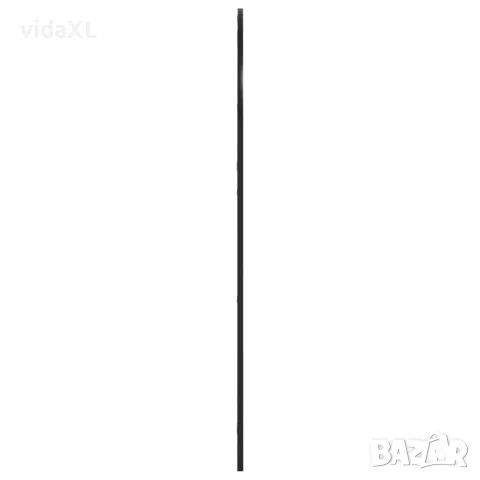 vidaXL Стенно огледало, черно, 80x120 см, арка, желязо, снимка 4 - Огледала - 56146718