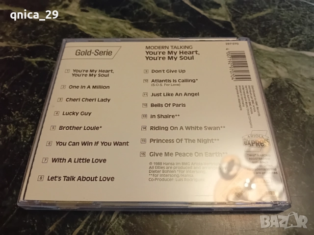 Modern Talking - You'Re My Heart You'Re My Soul, снимка 4 - CD дискове - 52048813