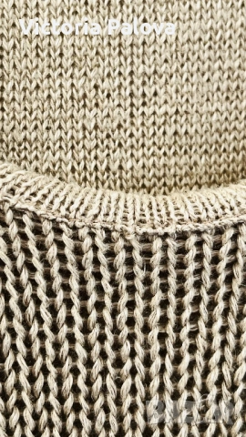 RUNDHOLZ дизайнерска ленена плетена рокля/туника, снимка 10 - Рокли - 53728841