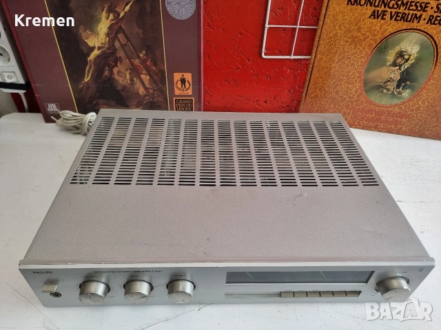 усилвател PHILIPS F 4121, снимка 3 - Ресийвъри, усилватели, смесителни пултове - 53402352