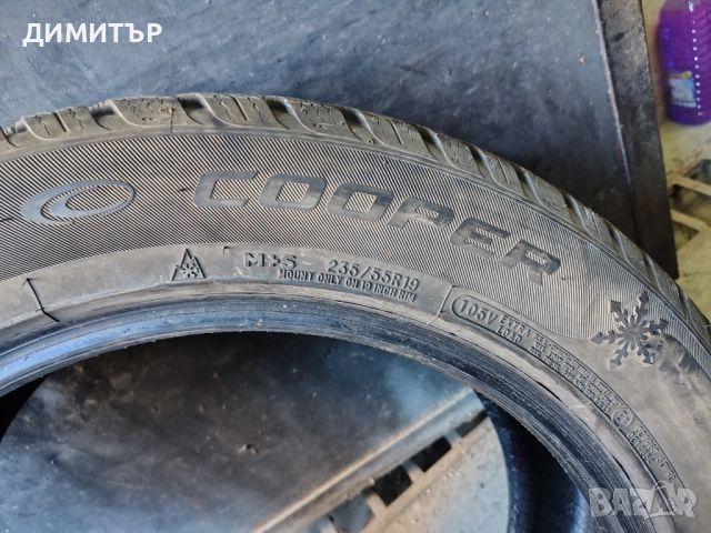 2бр.зимни гуми COOPER 235 55 19 DOT22 цена за брой, снимка 4 - Гуми и джанти - 51455341