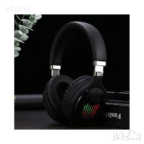 TM-061 Геймърски слушалки с Bluetooth Стерео и еквалайзер, снимка 12 - Bluetooth слушалки - 35799685