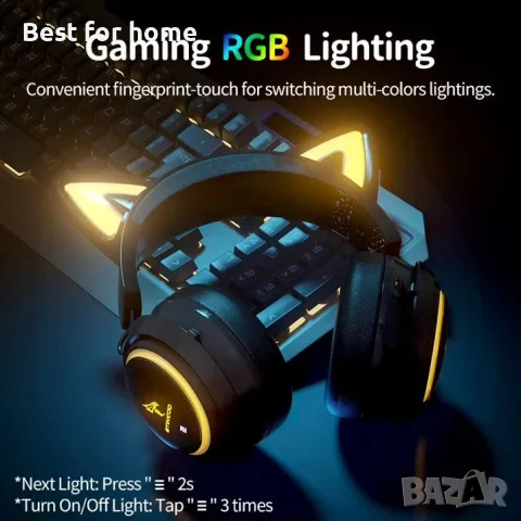 Висококачествени геймърски слушалки SOMIC GS510, снимка 3 - Слушалки и портативни колонки - 49032537