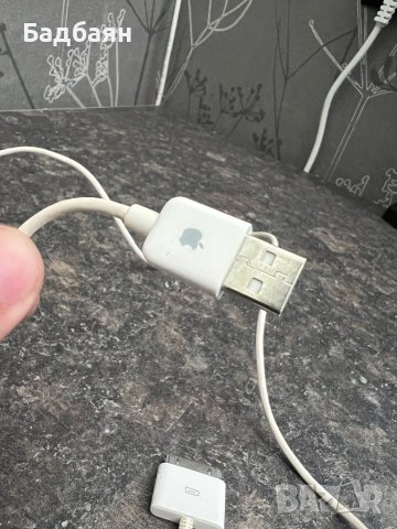 Оригинален кабел за iPhone 3, 4, 4S, iPad , снимка 3 - USB кабели - 41598323