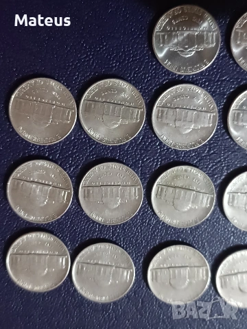 Монети 5 Цента САЩ , снимка 6 - Нумизматика и бонистика - 53649252