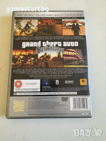 Grand Theft Auto San Andreas за PS2, снимка 2 - Игри за PlayStation - 53699998