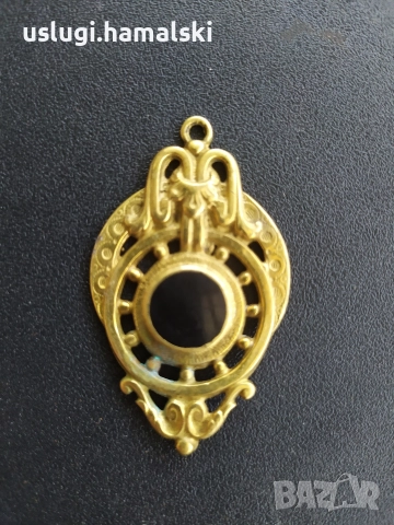 Старинен накит/медальон, снимка 2 - Антикварни и старинни предмети - 52990188