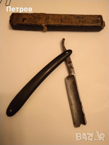 Антикварен бръснач от известната марка Krone & Schwert (Корона и меч) - Солинген, Германия. 