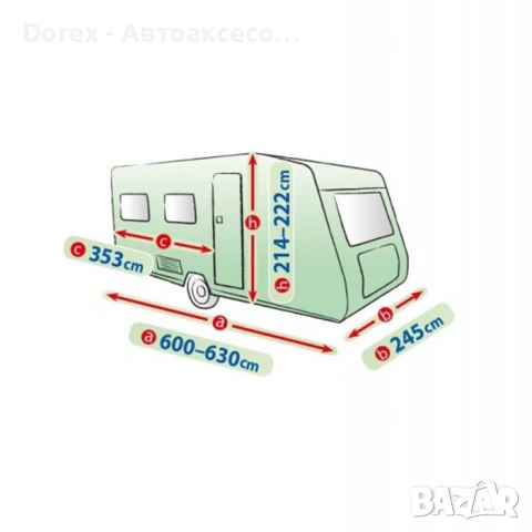 Покривало за МПС Kegel Mobile 630ER и 630EF Caravan, снимка 3 - Аксесоари и консумативи - 53656846