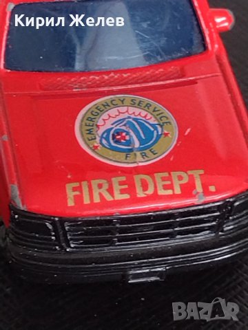 Метална количка MADE IN CHINA пожарникарска рядка за КОЛЕКЦИЯ ДЕКОРАЦИЯ 19047, снимка 7 - Колекции - 40705353