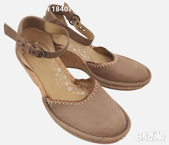 НОВИ CLARKS сандали на платформа-корк, №39