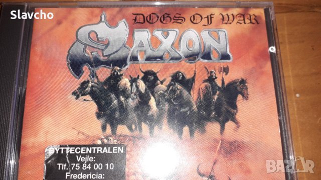 Компакт диск на хеви металягите  - Saxon –Dogs Of War 1995, снимка 2 - CD дискове - 41663250
