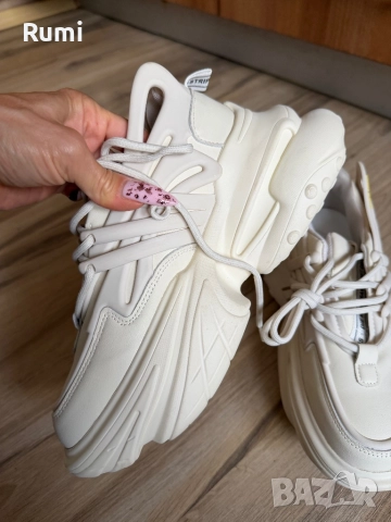 Дамски сникърси с ортопедична стелка бежови LIBAIWEI ! 40 н, снимка 3 - Дамски ежедневни обувки - 51799884