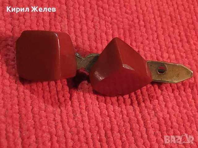 СТАРА МЕСИНГОВА АРТ БРОШКА с НАТУРАЛНИ КАМЪНИ 12335, снимка 8 - Други - 30580749