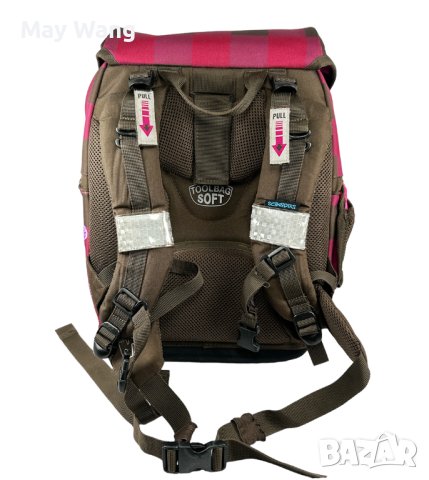 Ученически раница Schneiders, Бухалът Оливия,  40x30x20cm, Като нова, снимка 2 - Раници - 42001637