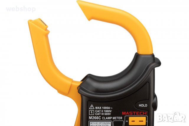 Амперклещи със зумер MASTECH M266C VAC/VDC | AAC | OHM | °C, снимка 4 - Клещи - 38946033