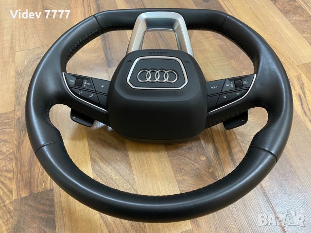 Скосен спортен Ауди волан Q7 - Audi A3,A4,A5,A6,A7,A8,Q3,Q5,Q7,Q8, снимка 4 - Аксесоари и консумативи - 40063591