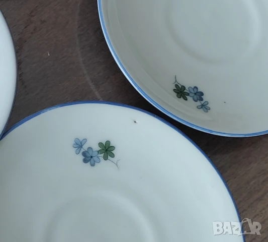 Чинийки с незабравки* БГ порцелан на "Китка", снимка 2 - Сервизи - 51112210