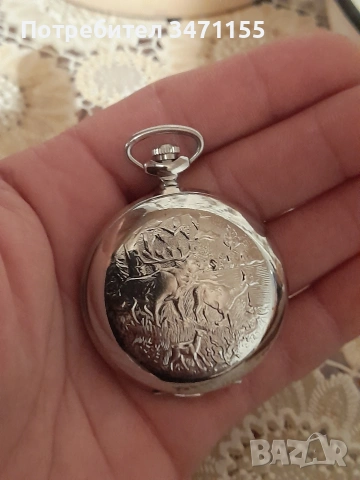 Много рядък джобен часовник Молния.Made in USSR., снимка 6 - Антикварни и старинни предмети - 53167316