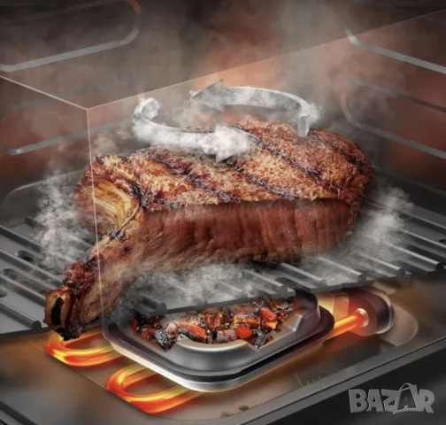 Еър фрайър CECOTEC Cecofry&Grill Smokin Prime 11000 11L 10 автоматични програми, снимка 4 - Фритюрници - 56182632