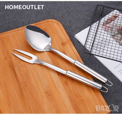 Комплект готварски прибори на стойка 7 части, снимка 8 - Прибори за хранене, готвене и сервиране - 36306327